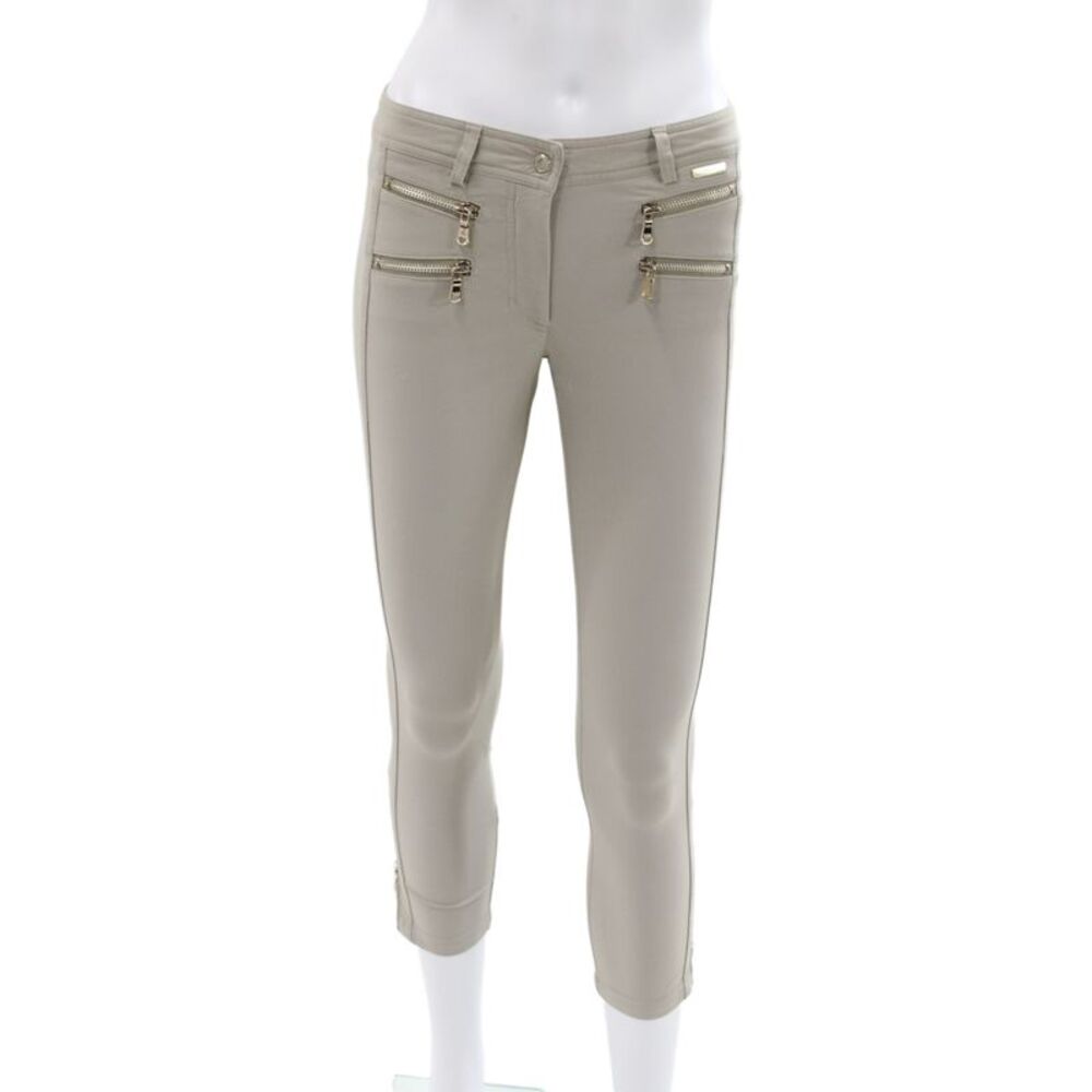 MDC Womens Ankle Cropped Beige Pants Size 32